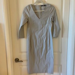 Jarbo Womens Sheath Dress Gray 3/4 Sleeve Size 36